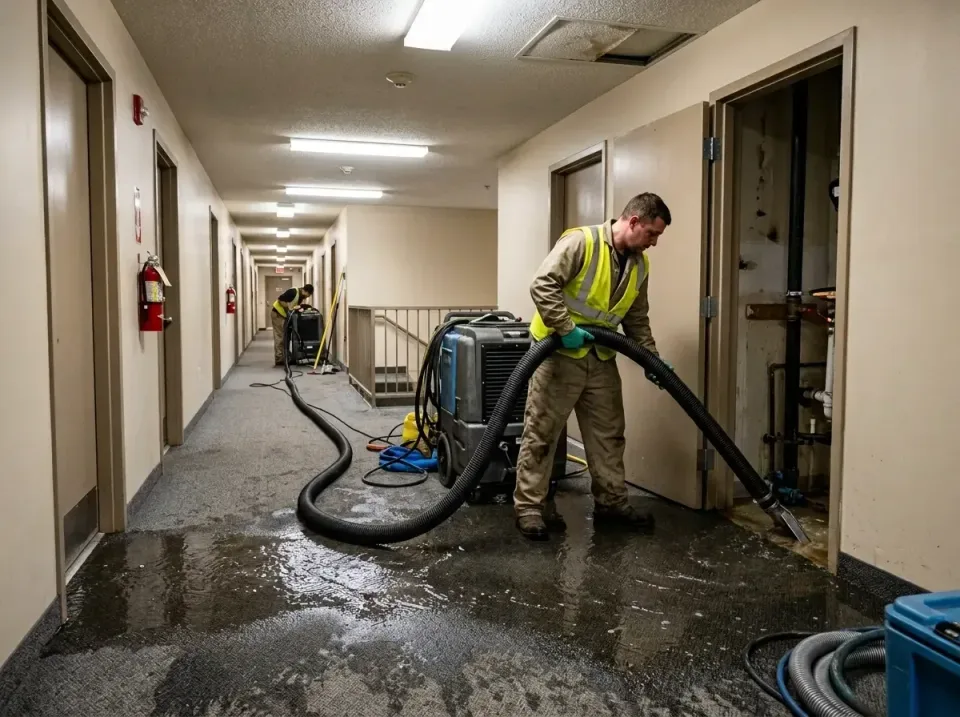 multi-unit-apartment-hallway-f-005 — frequently asked questions, Emergency Burst Pipe Water Extraction & Removal in Rock Fal…